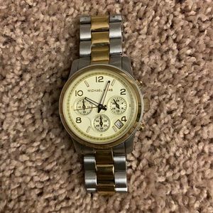 Micheal kors two tone watch